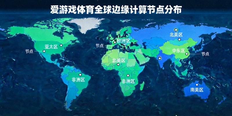 爱游戏体育全球边缘计算节点分布地图 - 展示六大区域覆盖